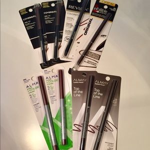 Brand new set of eyeliners. Various brands.